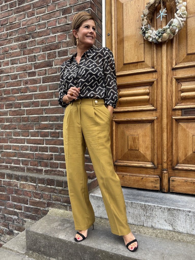Pants PFIJA Dried Tobacco