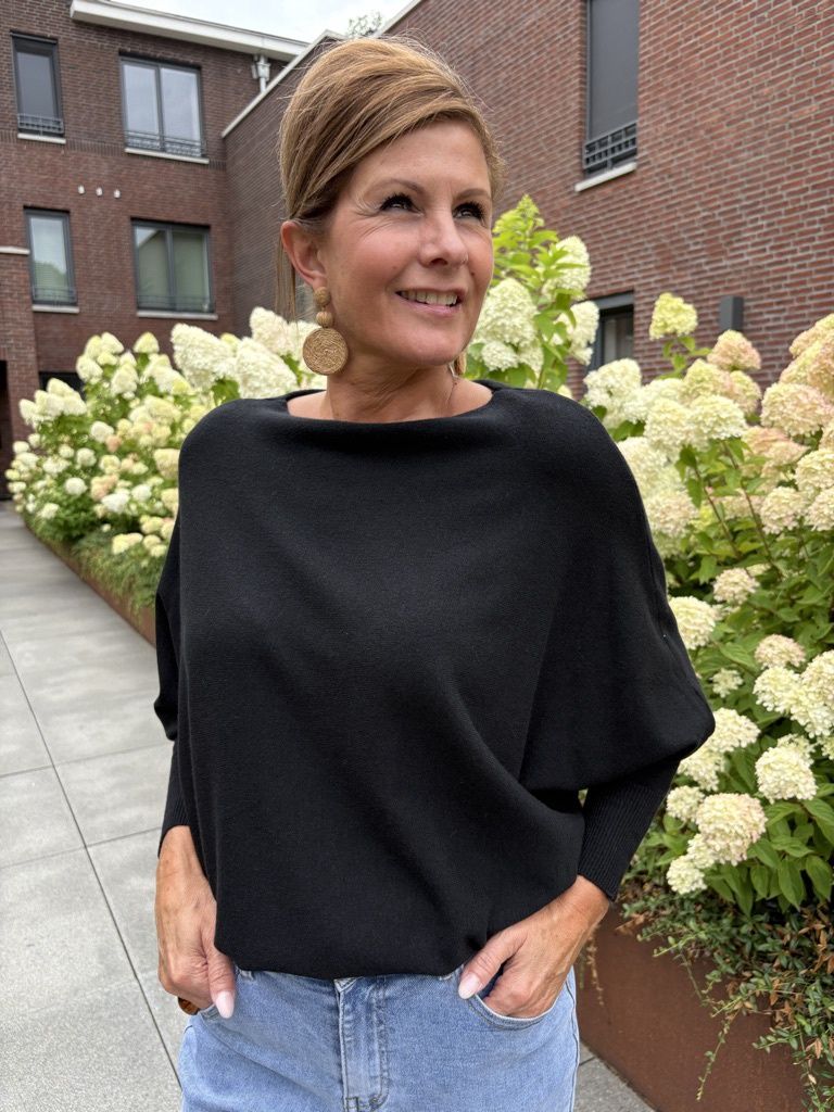 Vleermuistrui Lola Zwart