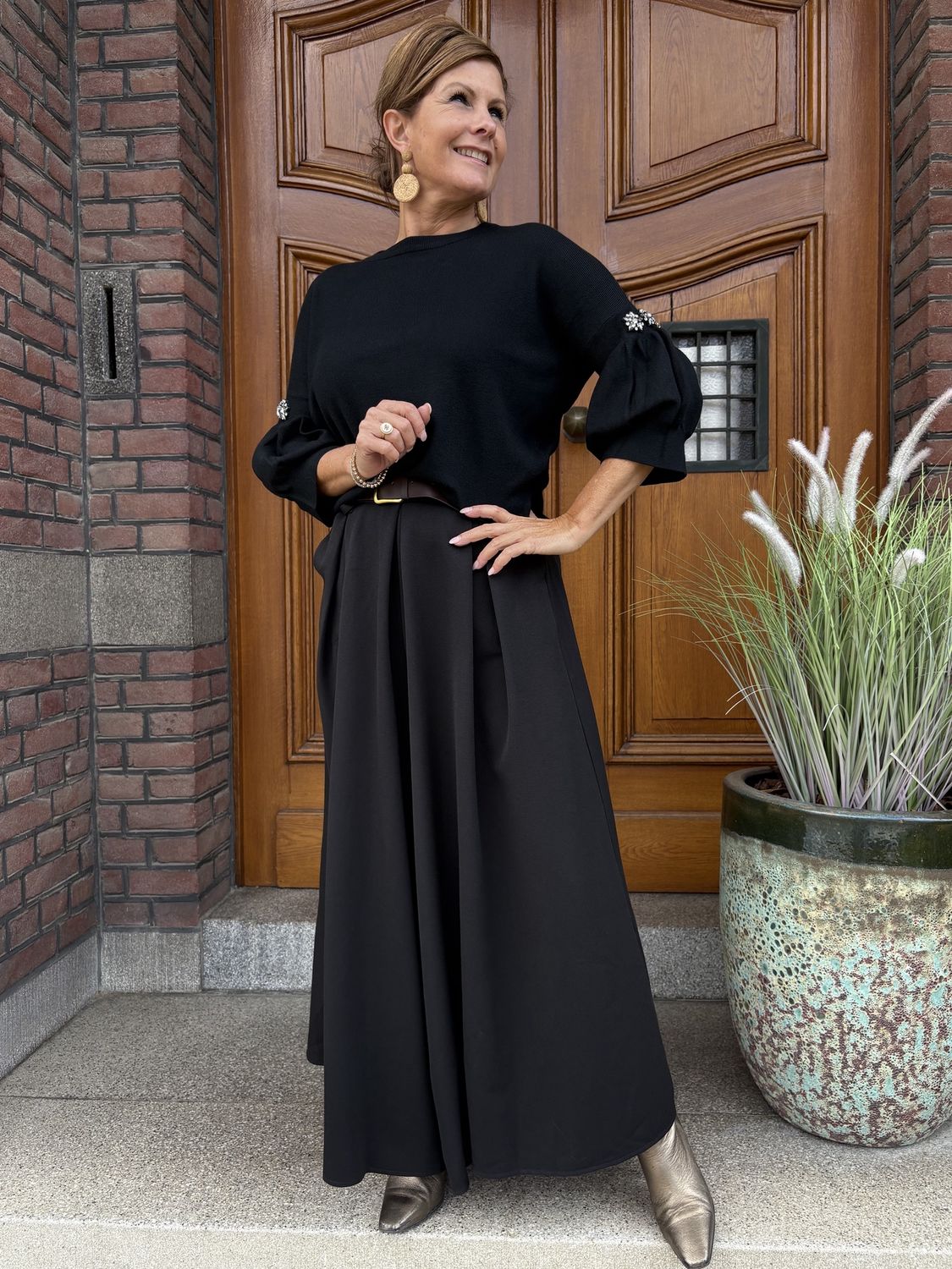 Broek Rok Elva Zwart