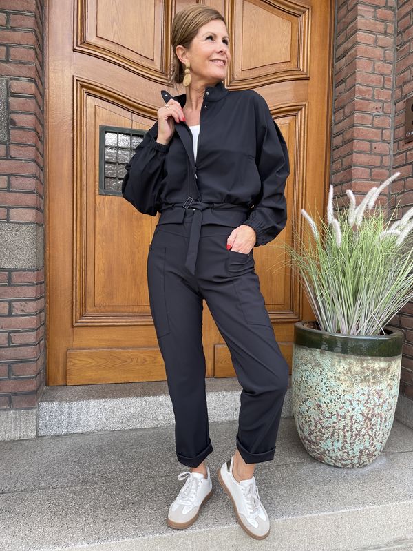 Pants RANA - Black Technical Jersey