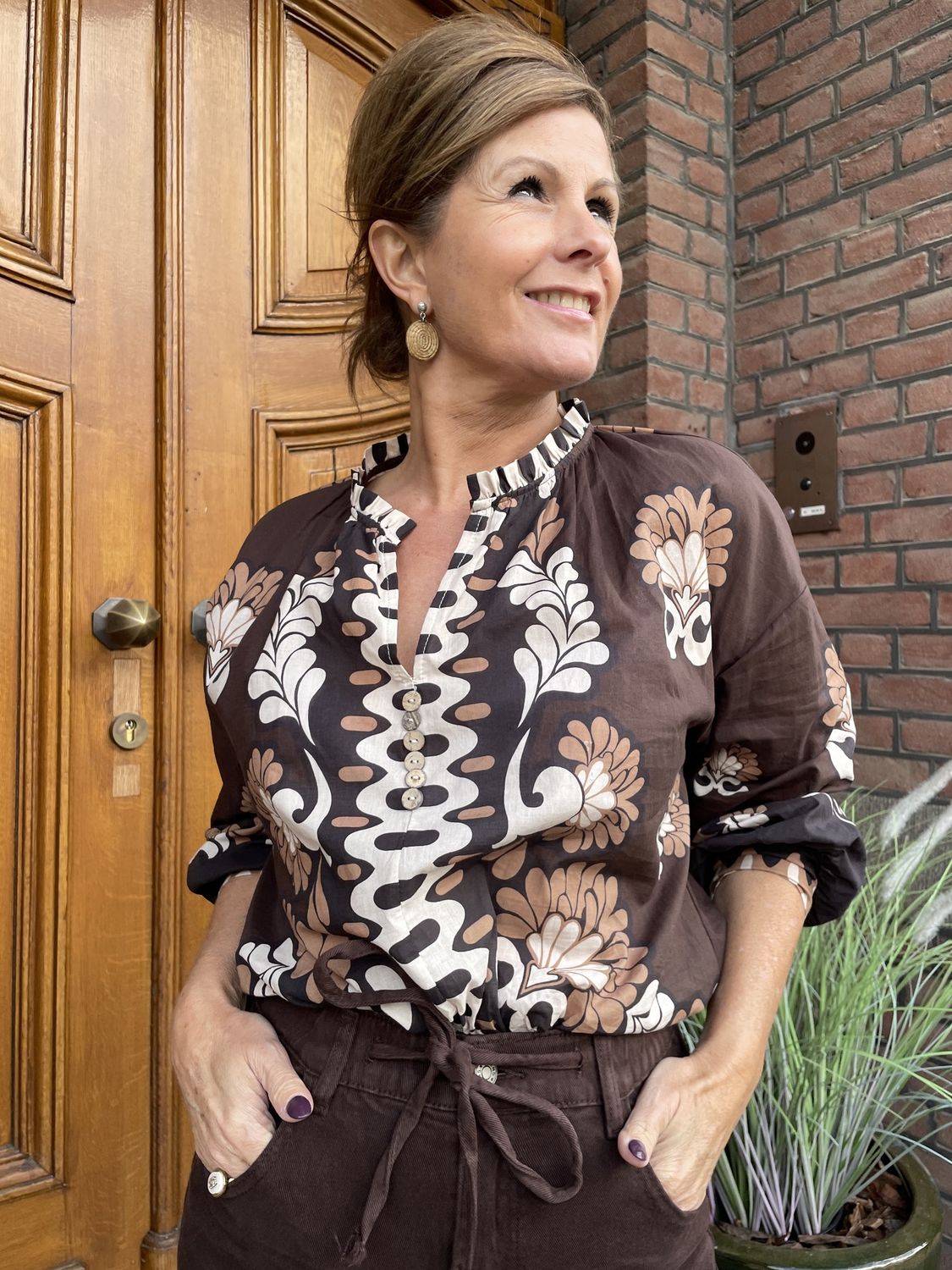 BLOUSE - Anna - BRUINE PRINT