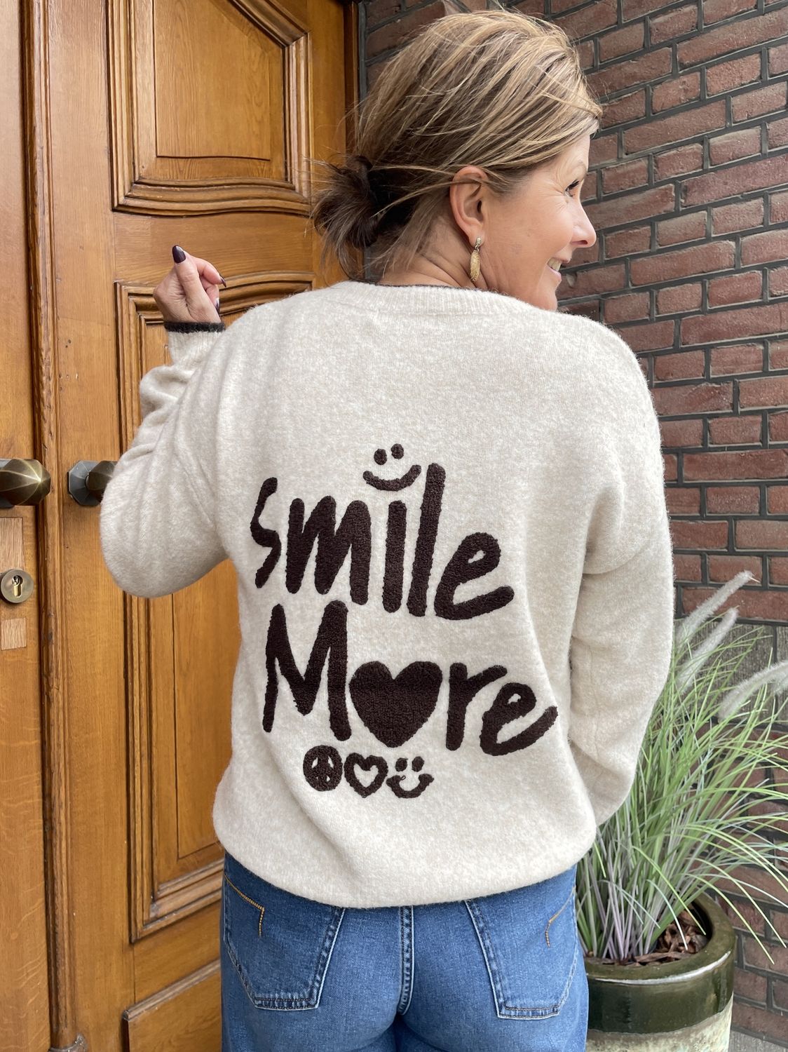 SMILE MORE - VEST - BEIGE