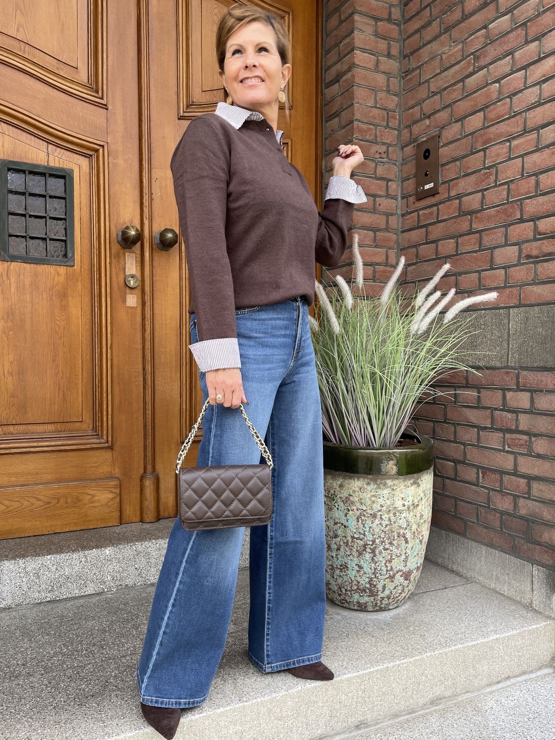 WIDE LEG JEANS COOPER - VINTAGE DARK BLUE