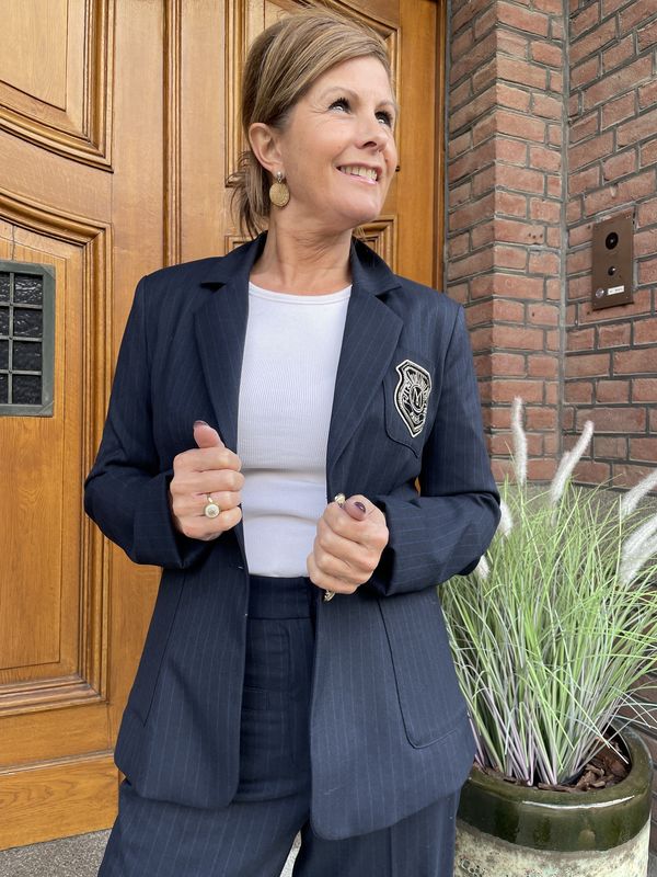 BLAZER VLOUI - MARINE