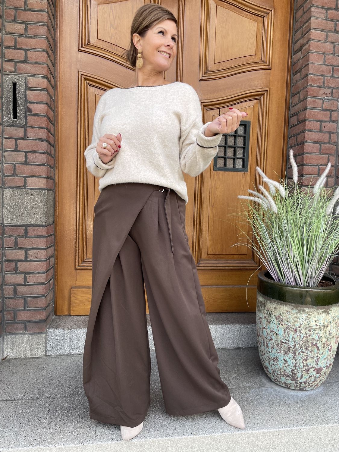 CHOCO BROEK - met FLAP