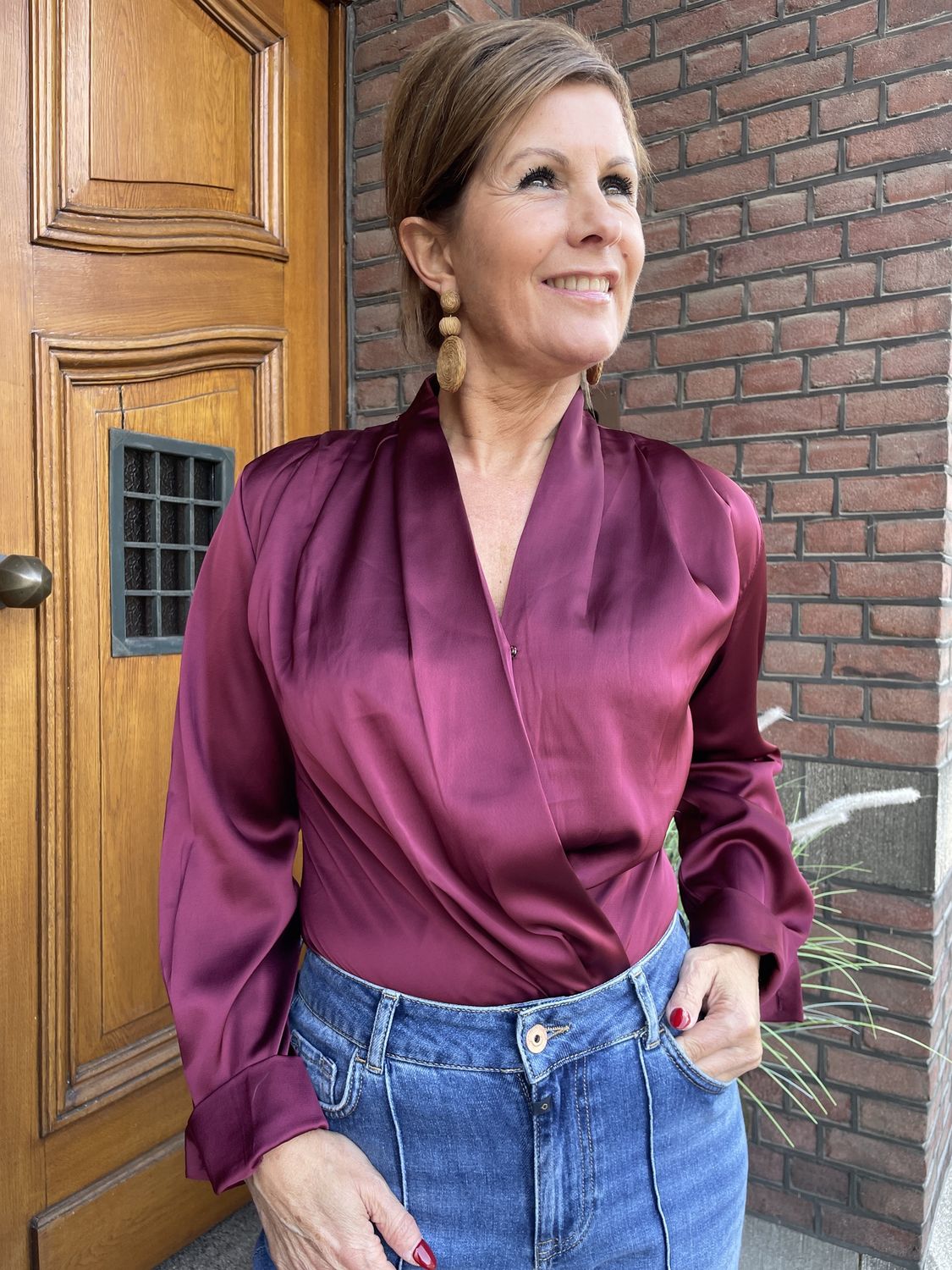 BORDEAUX BODYBLOUSE 20447