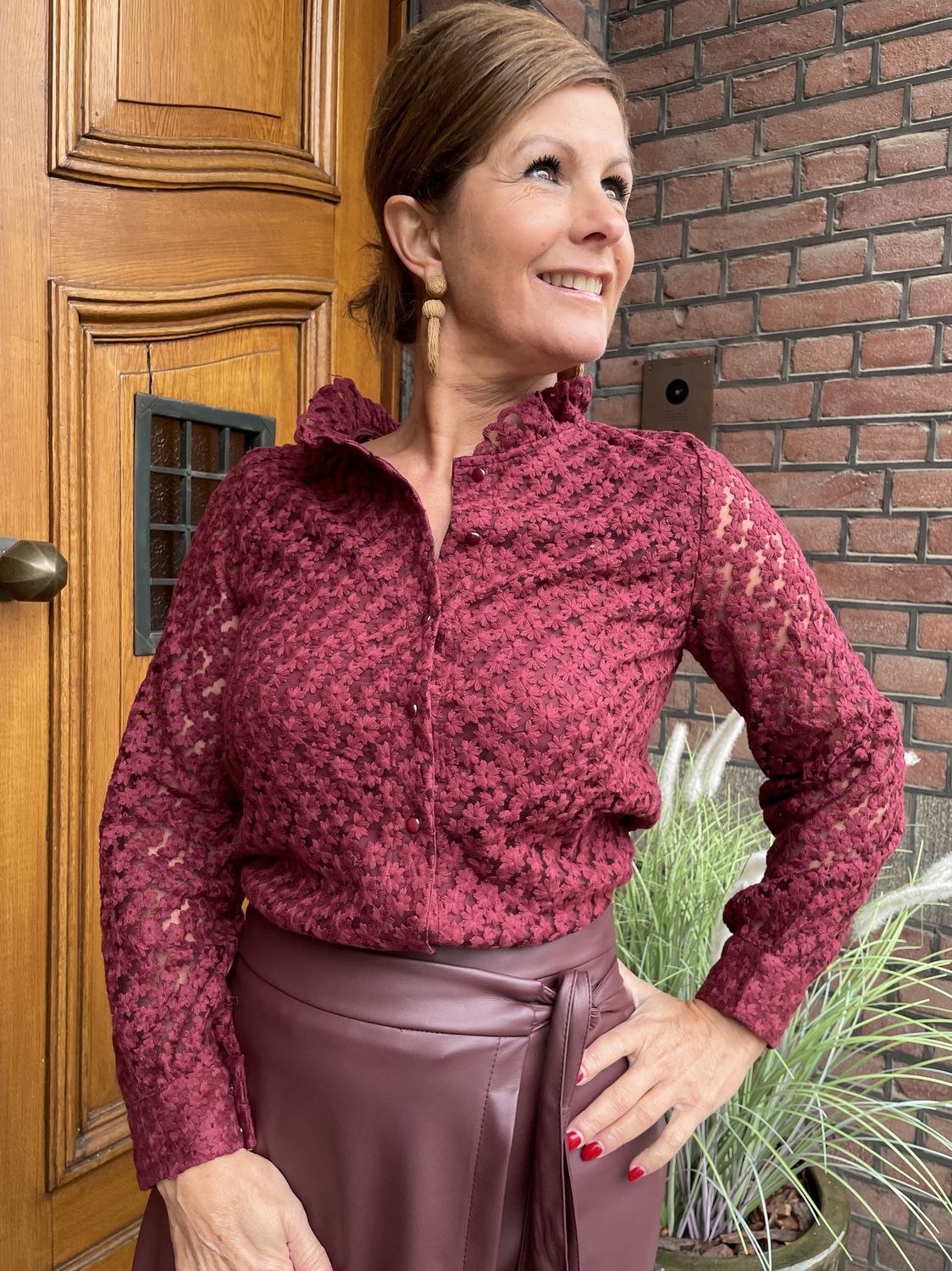 BLOUSE Henny - BORDEAUX