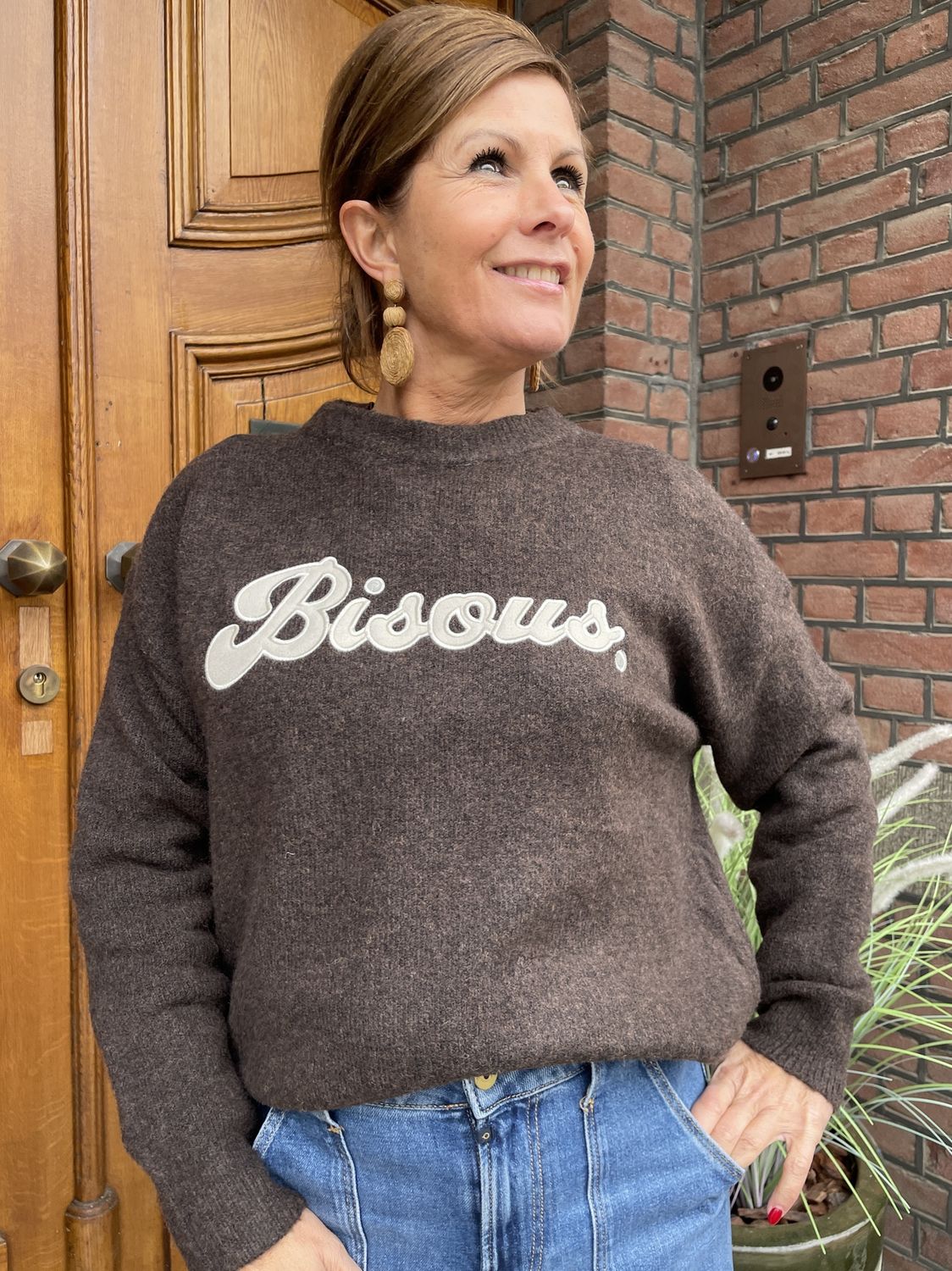 BISOUS SWEATER CHOCO