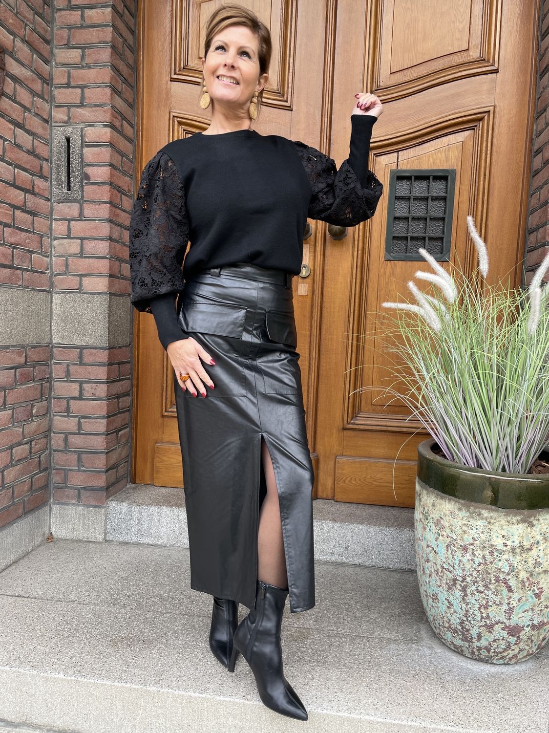 SKIRT LORAN - BLACK