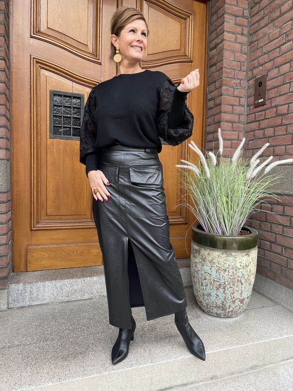 SKIRT LORAN - BLACK