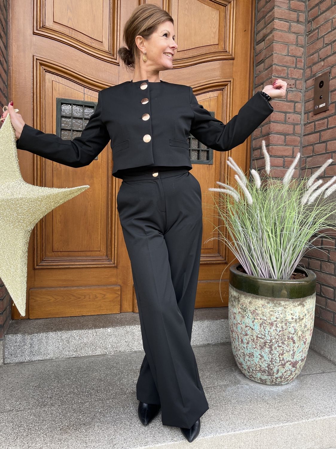 PANTALON PIE - ZWART