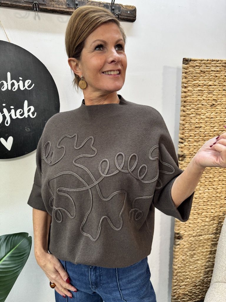 ZIGZAG Sweater - Uni Choco