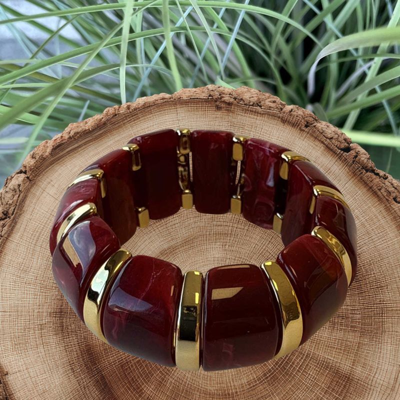 ELASTISCH ARMBAND - ROOD