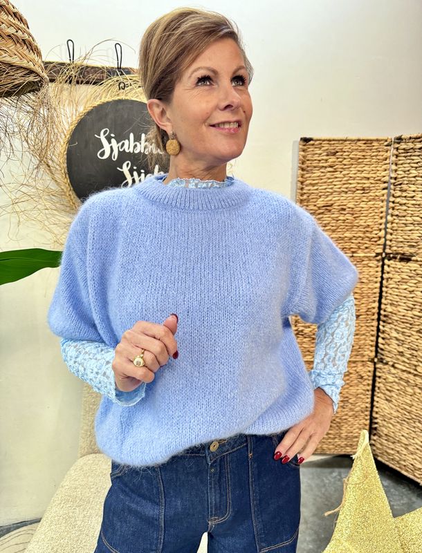 SWEATER MARIELLE - Lichtblauw