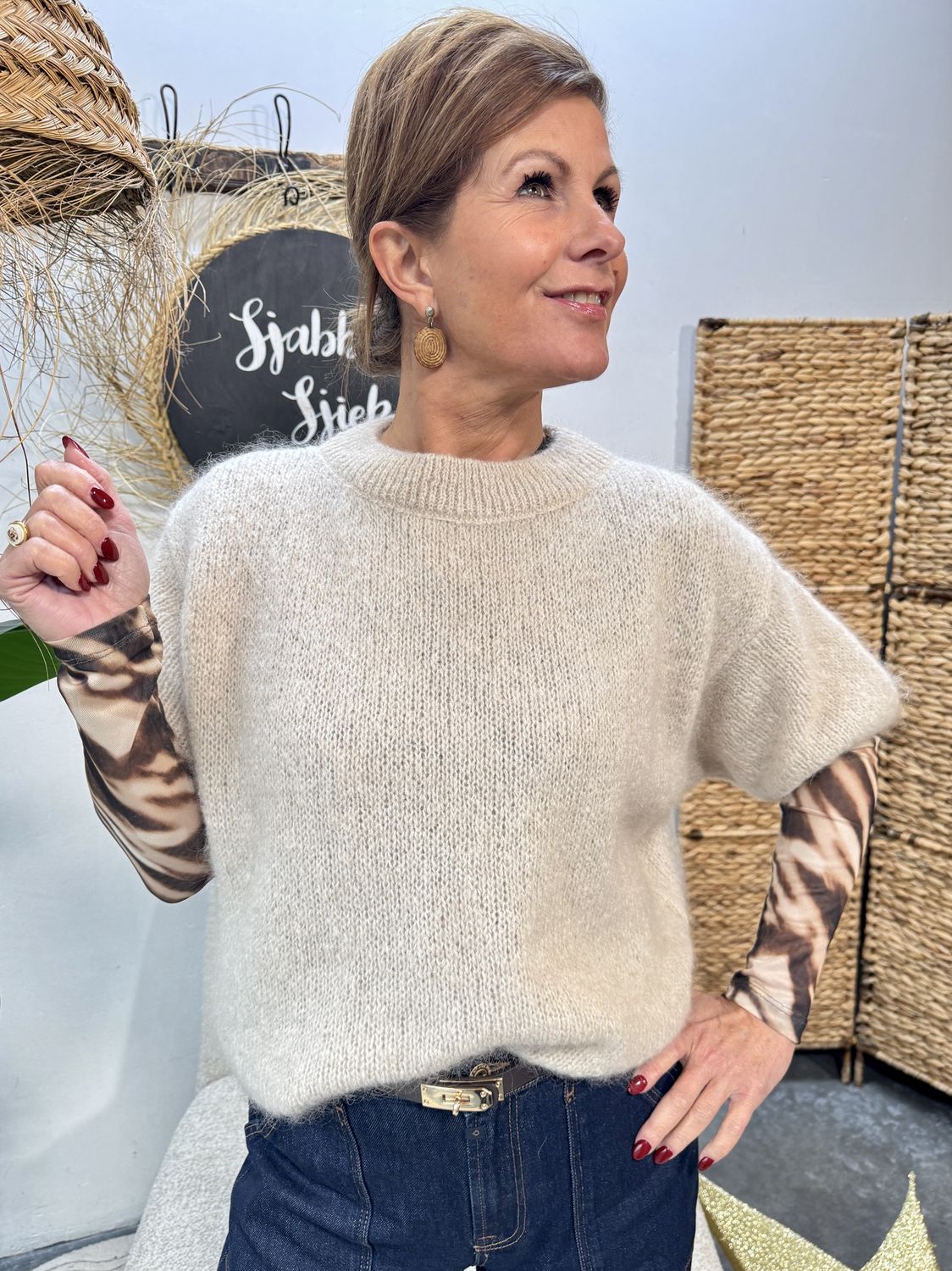SWEATER MARIELLE - BEIGE -
