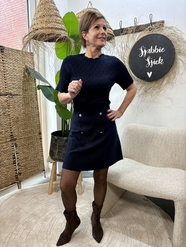 DRESS RMIMI - Donkerblauw