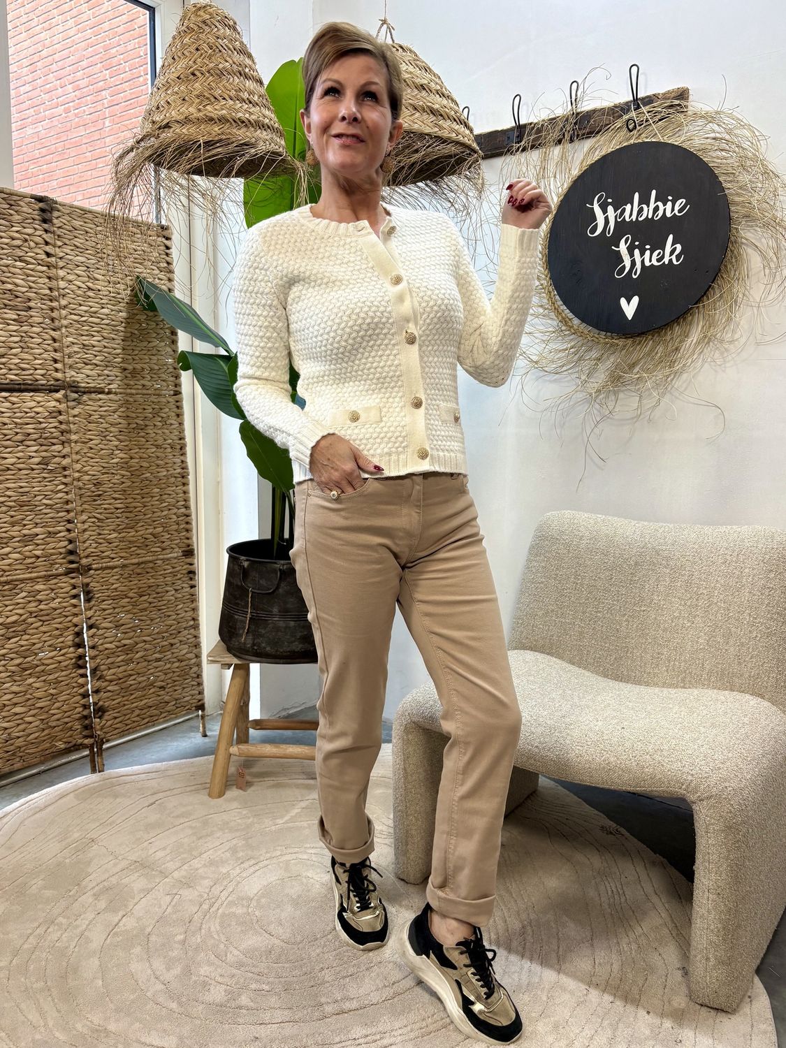 JEANS PETROI - Camel