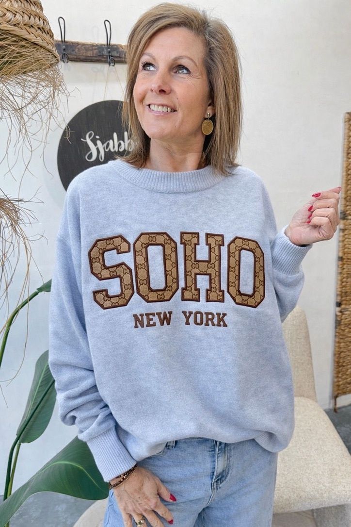 SOHO PULL - Lichtblauw