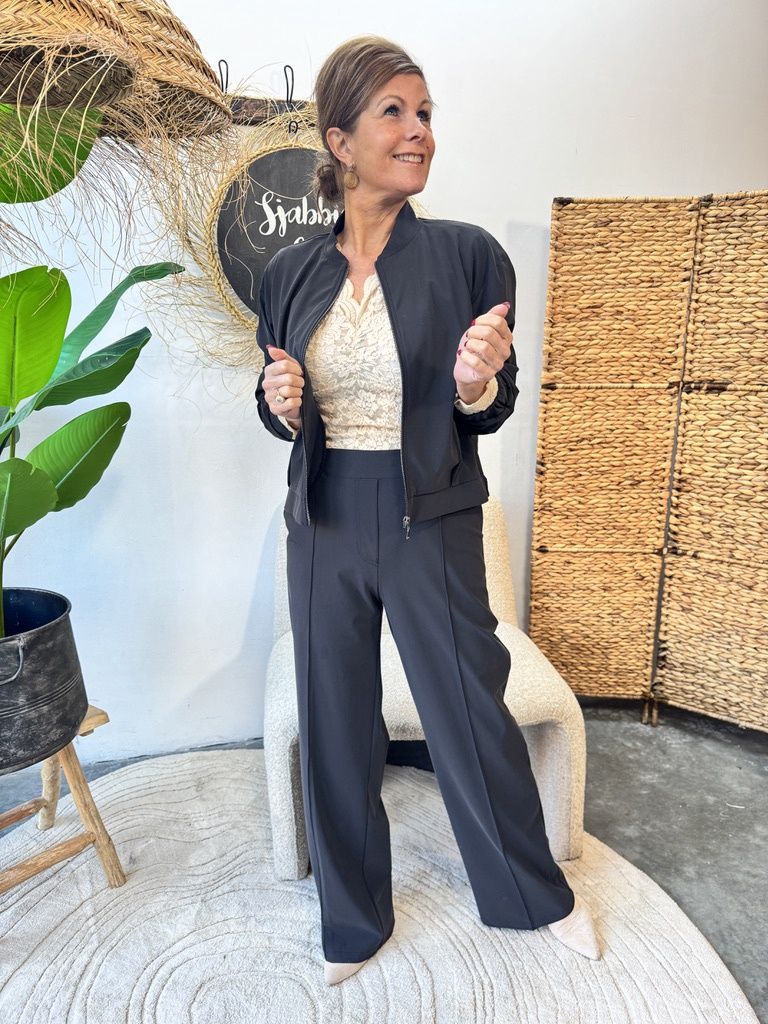 PANTS THERA - Black Technical Jersey