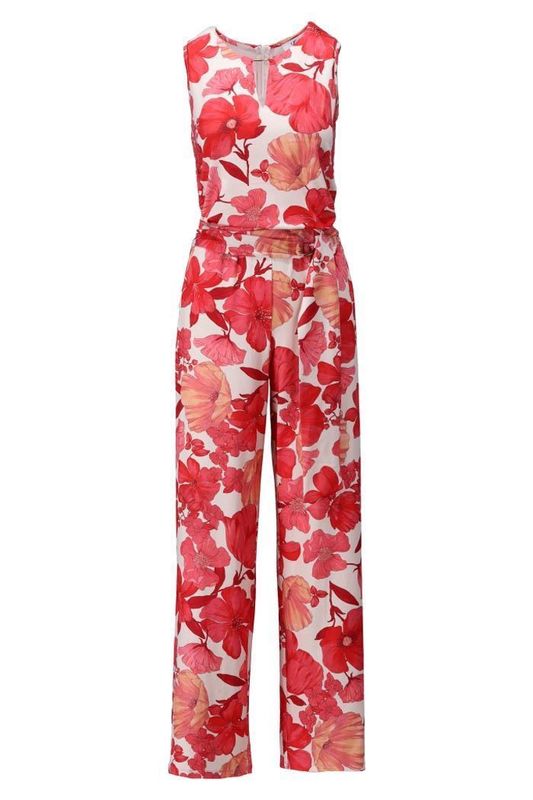 C113 P123 - Jumpsuit met Bloemen Design