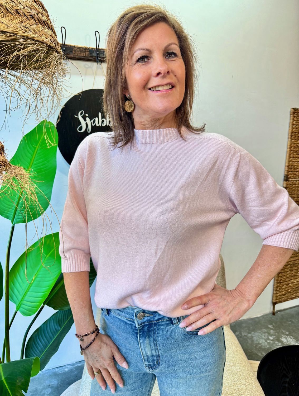 SWEATER ISABELLA - Zacht Roze