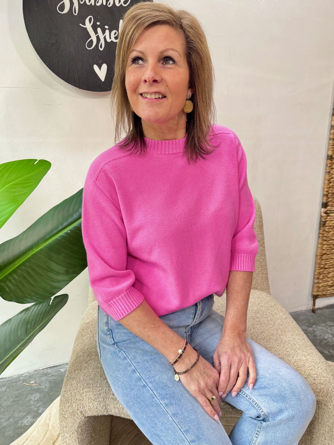 SWEATER ISABELLA - Roze