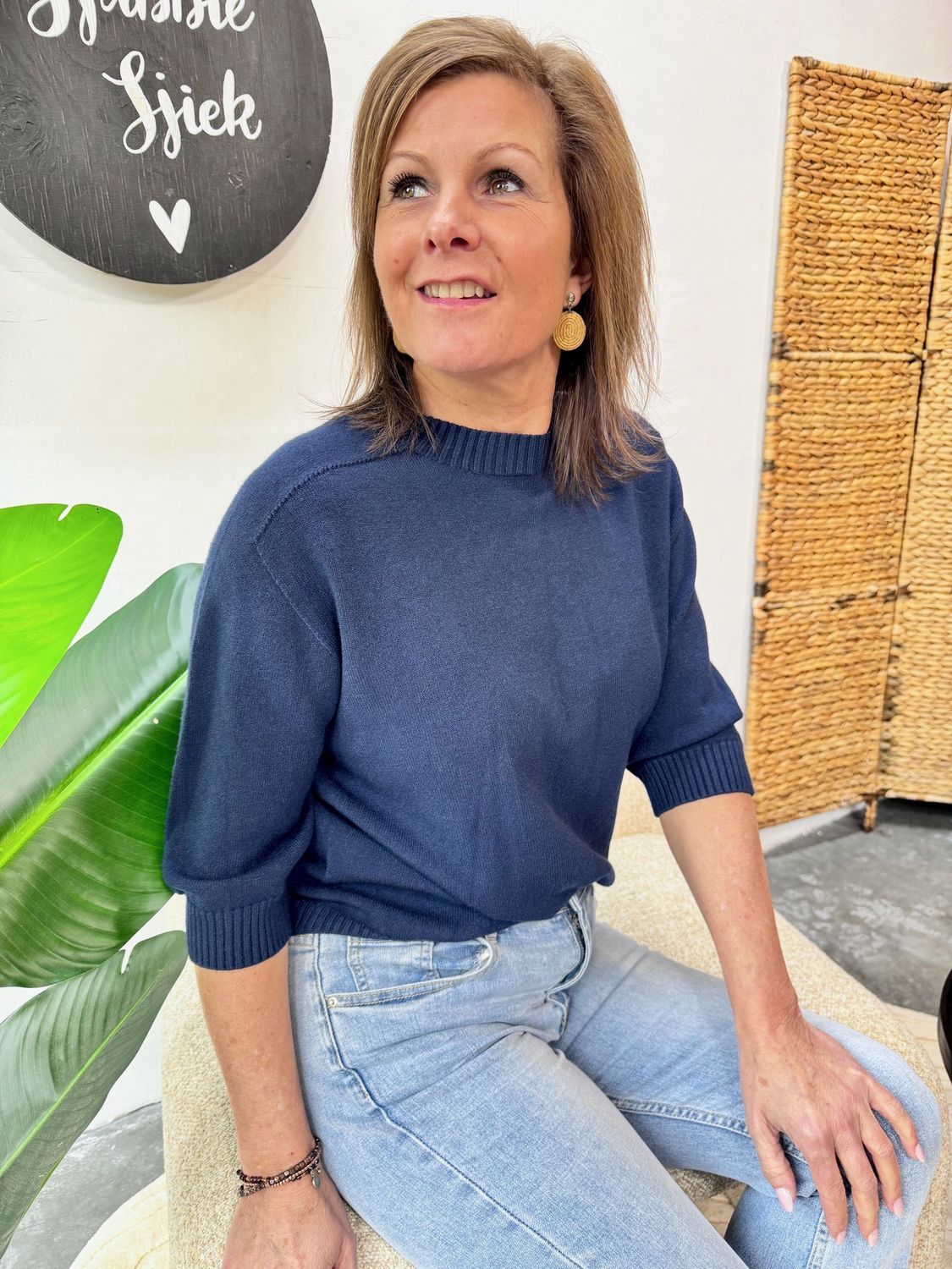 SWEATER ISABELLA - Donkerblauw