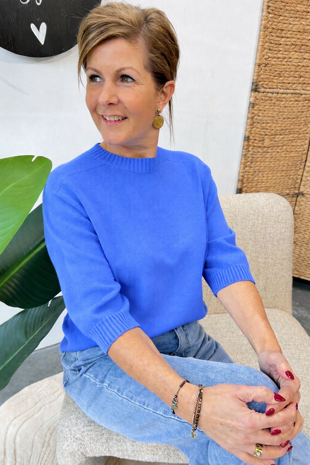 SWEATER ISABELLA - Kobalt