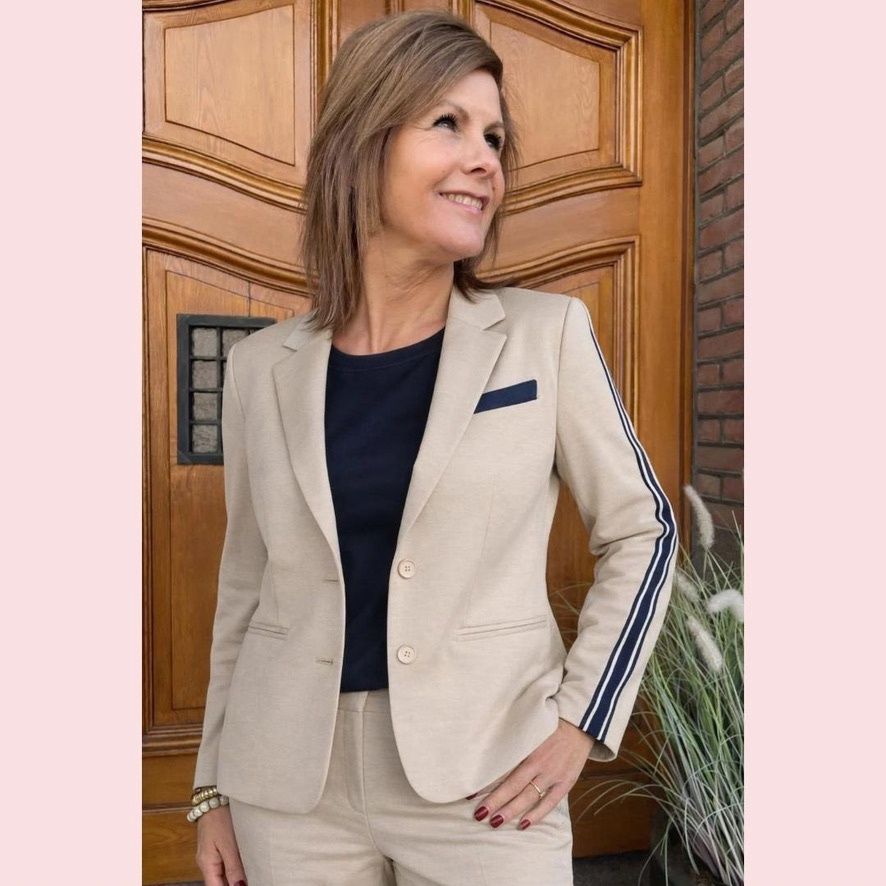 BLAZER VELIA - Zand