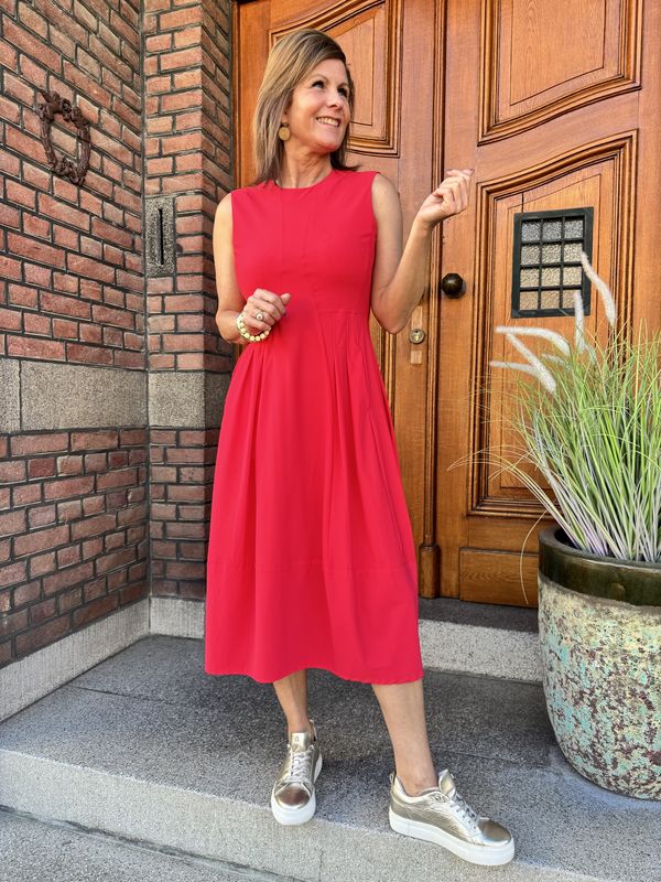 HEIDE DRESS RED