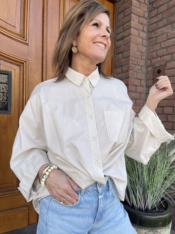 UNI BLOUSE BEIGE