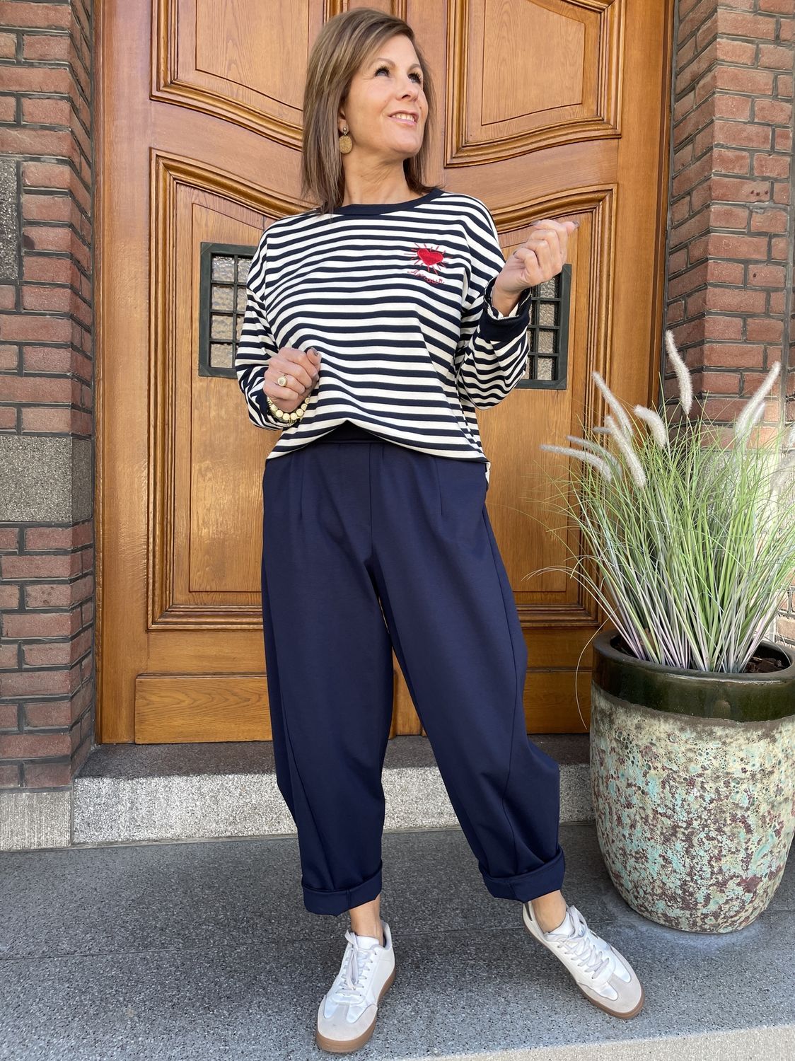 BALLON BROEK - DONKERBLAUW