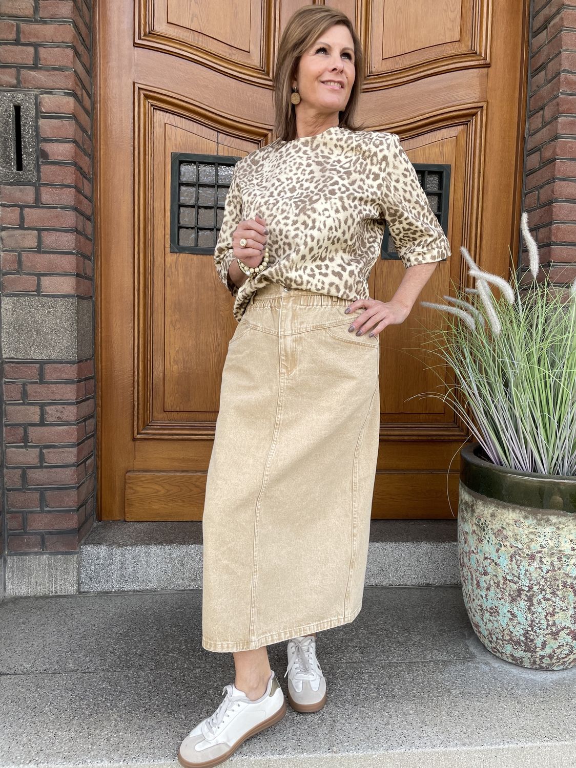 JEANSROK KELLY - Beige