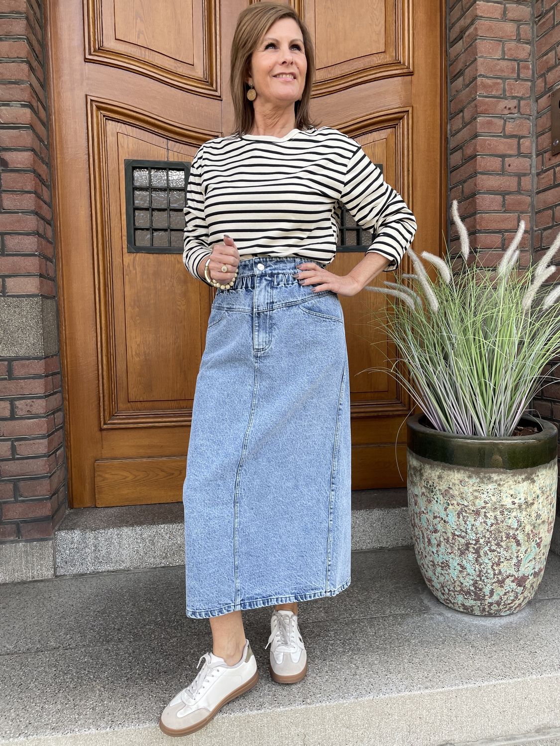 JEANSROK KELLY - Blauw