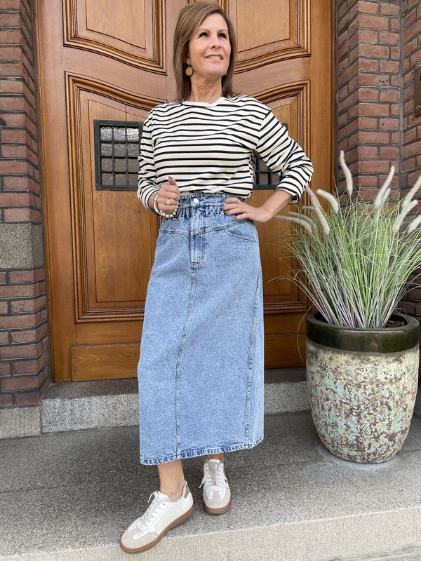 JEANSROK KELLY - Blauw