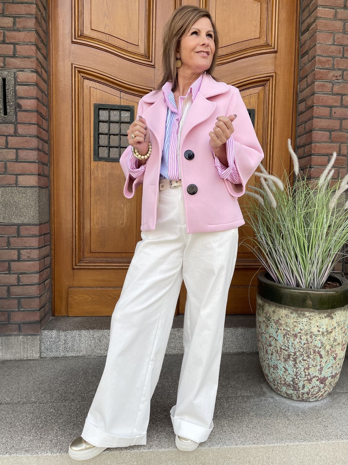 PANTS SELLA OFFWHITE