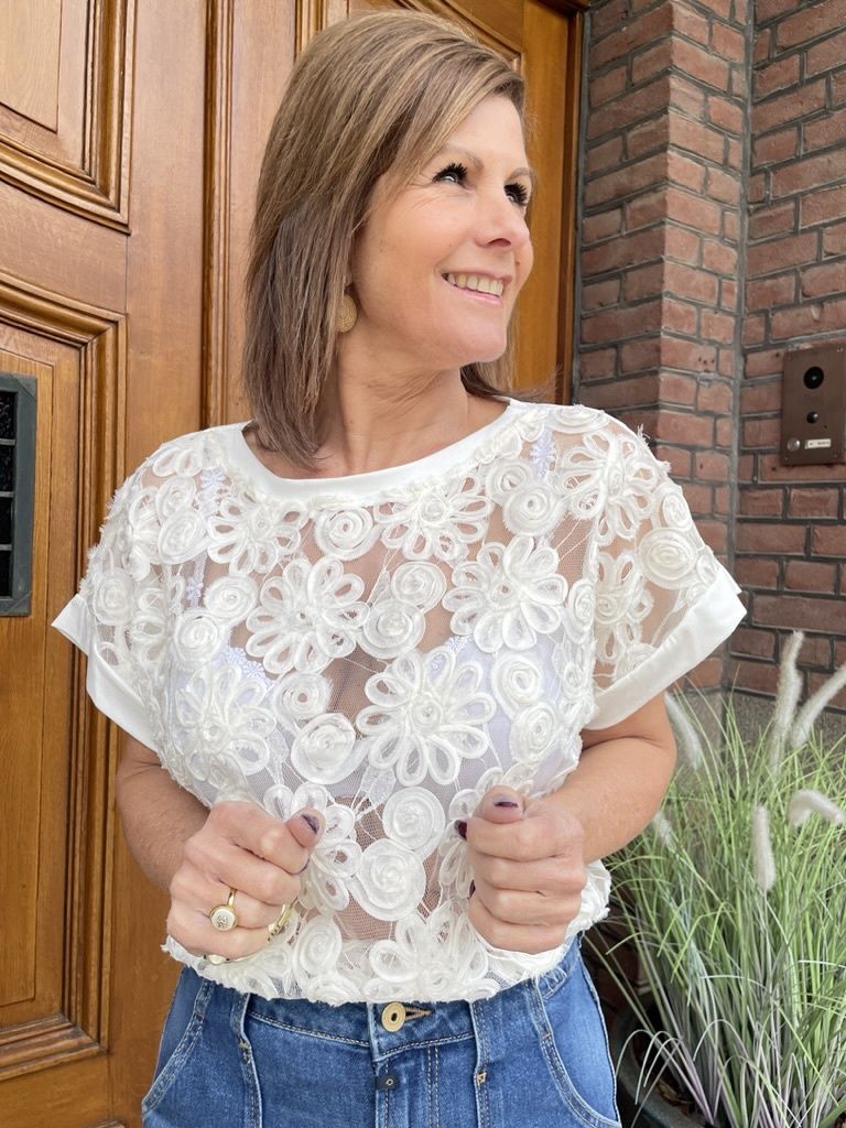 KANTEN TOP - Offwhite 812490