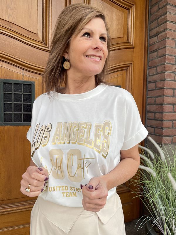 TSHIRT - Los Angeles - Beige