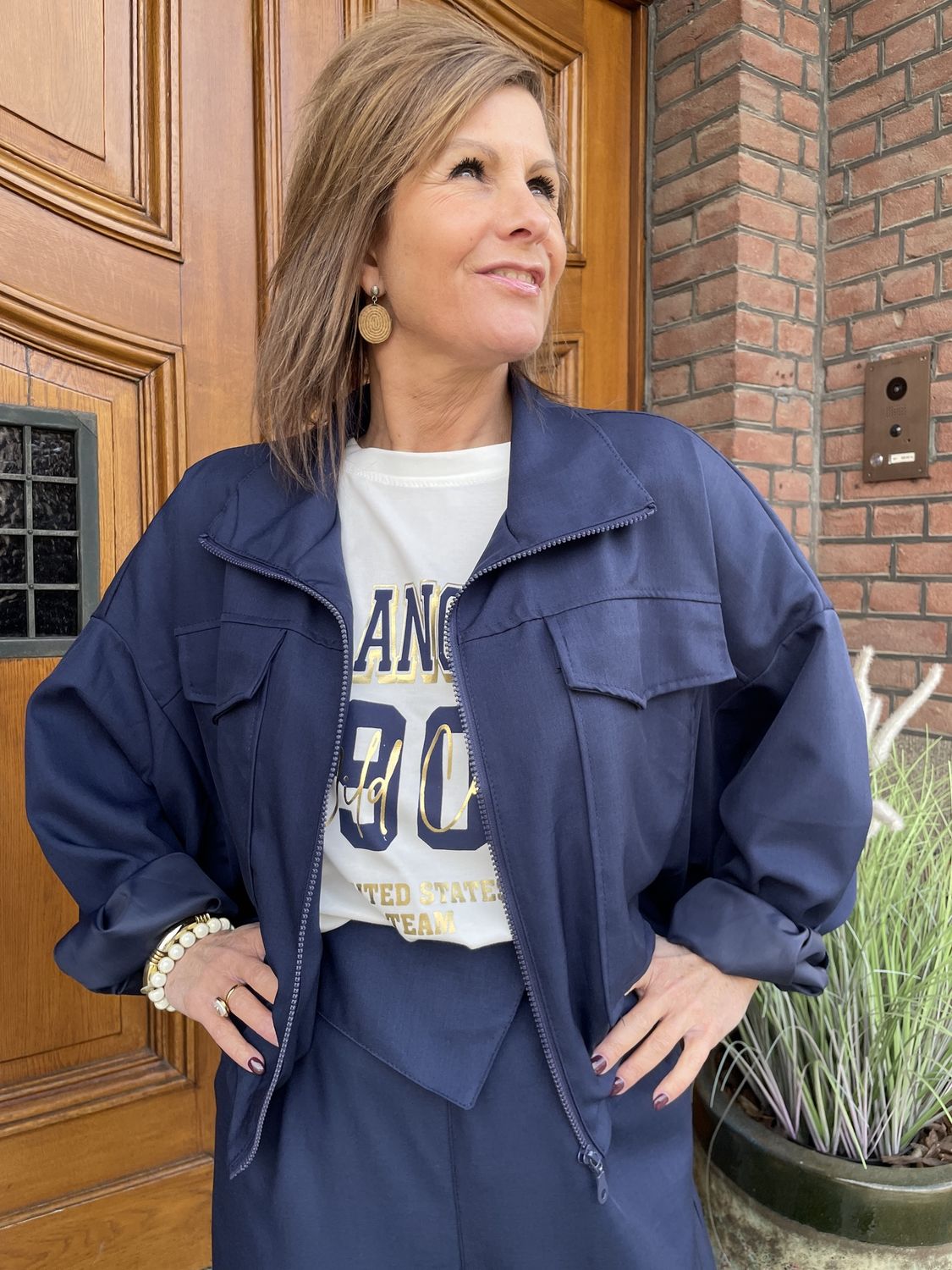 BOMBER Jazz - DONKERBLAUW