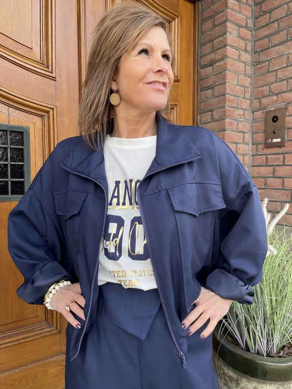 BOMBER Jazz - DONKERBLAUW