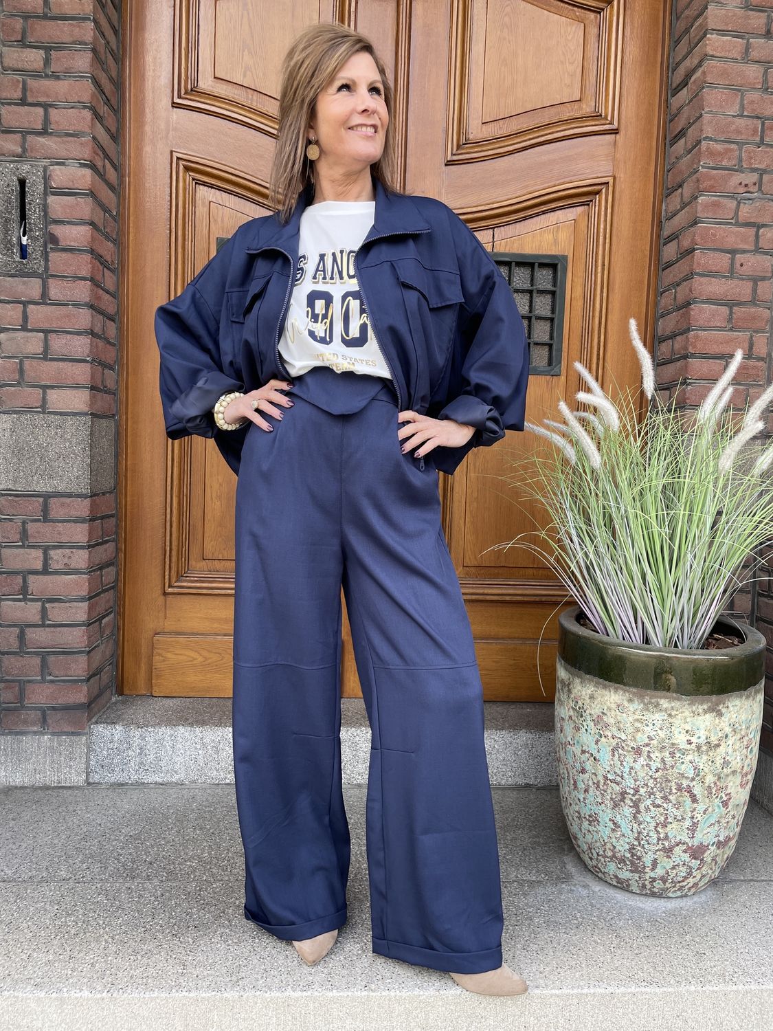 PANTALON JAZZ - Donkerblauw