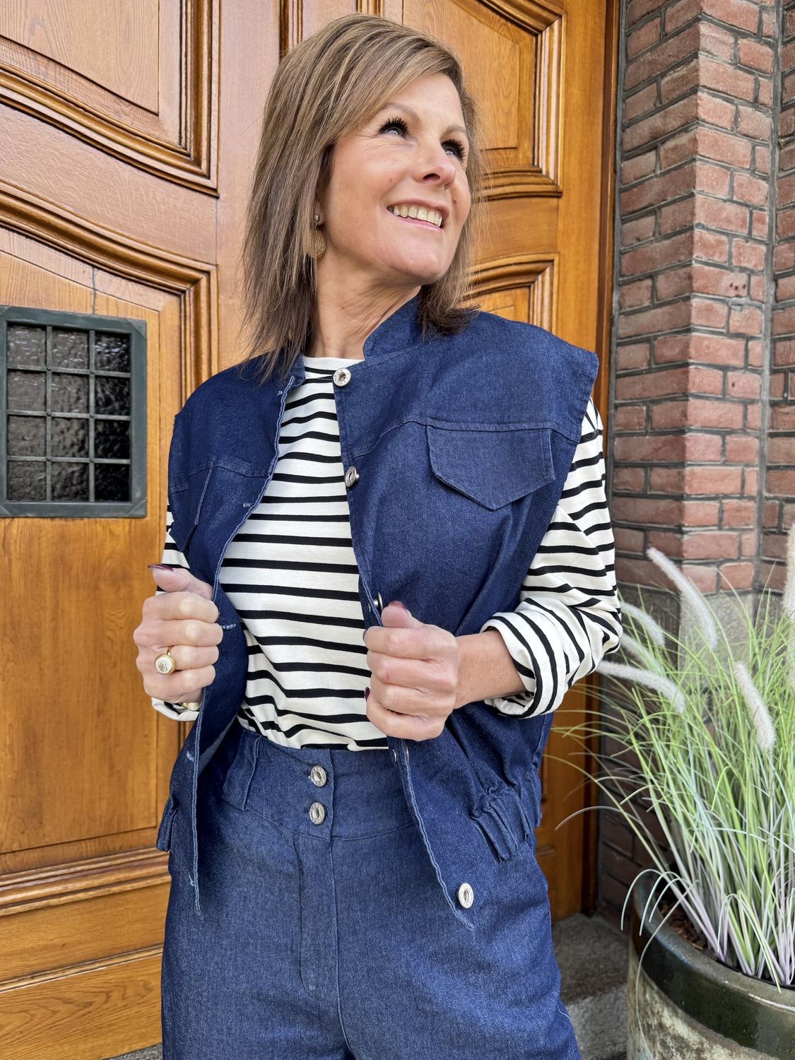 Jeans Spencer Emmy met Knopen