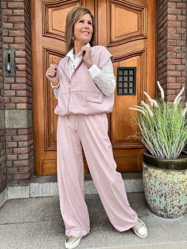 Lichtroze Pantalon Eva