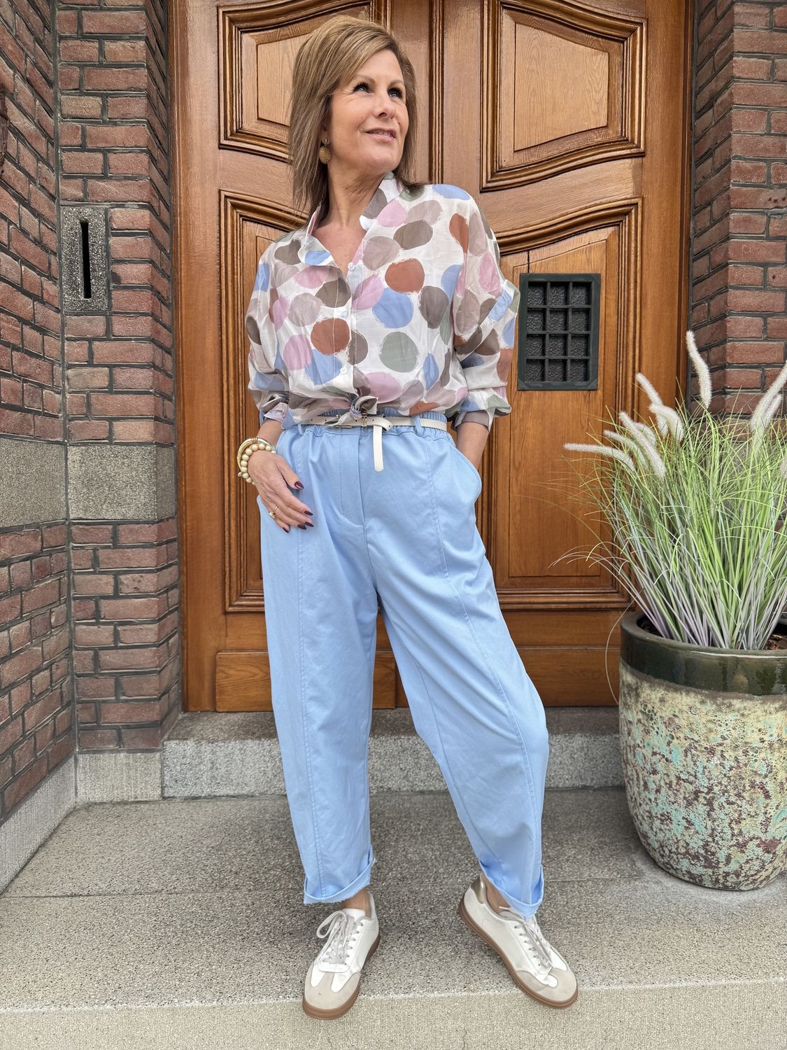 Ballon Broek Lichtblauw