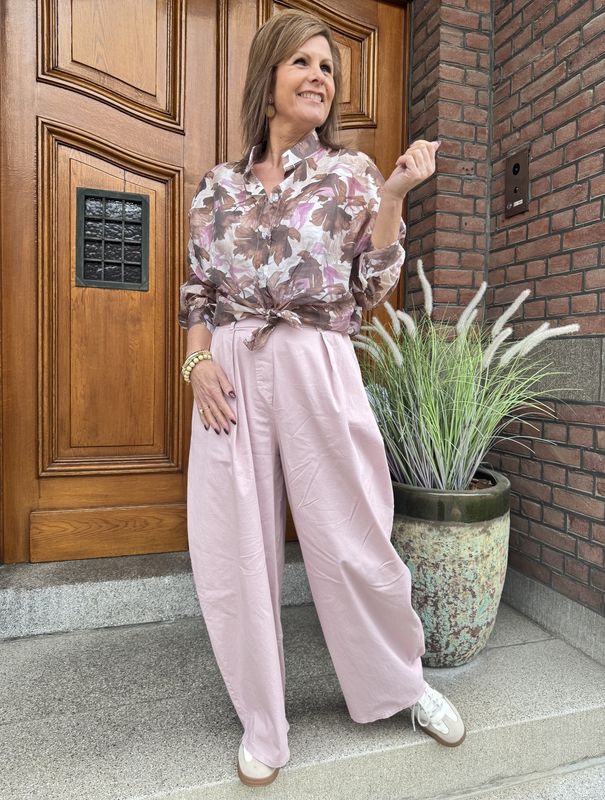 Straight Pantalon Mira - Lichtroze