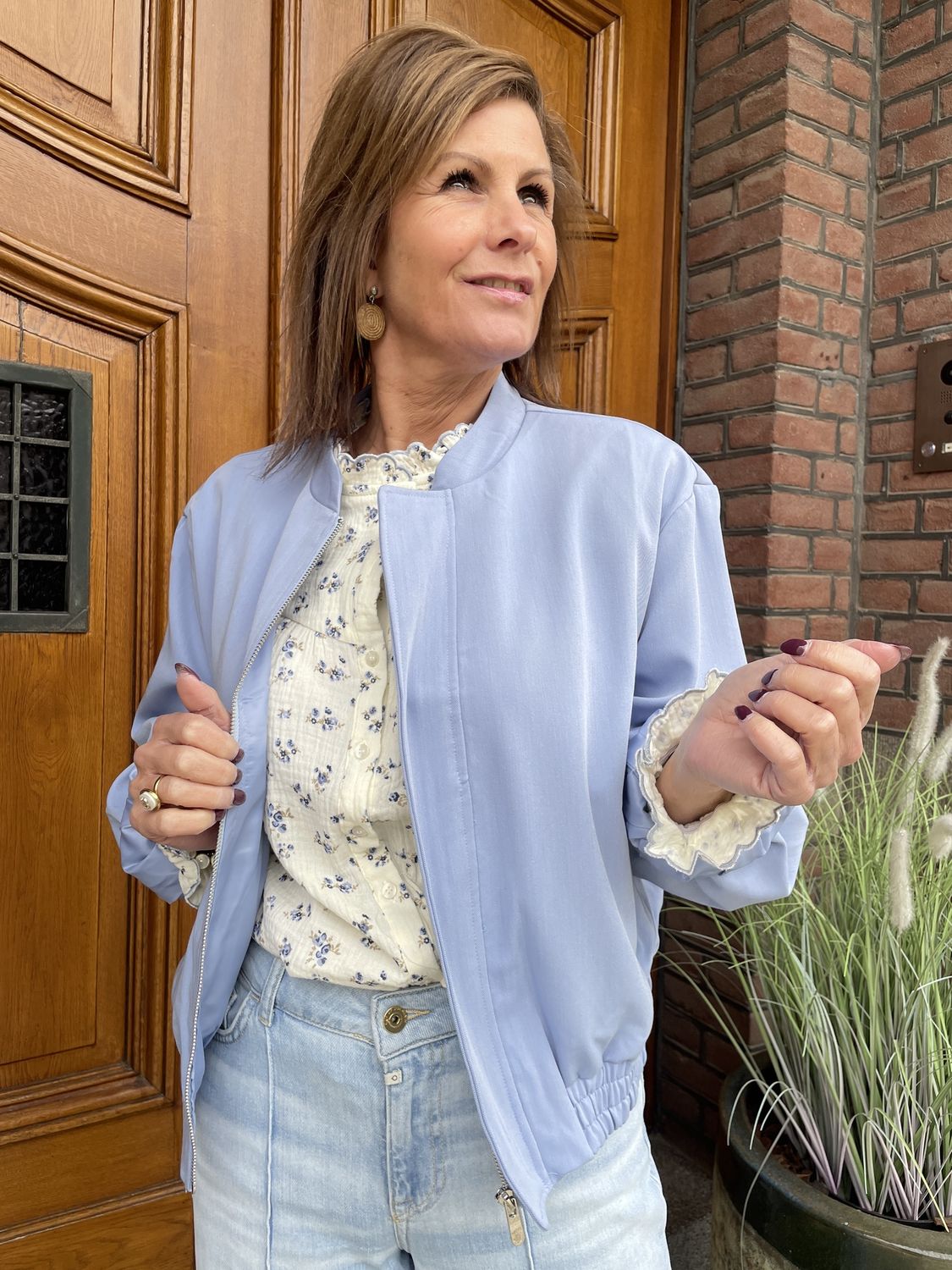 Bomberjack - Lavendelblauw