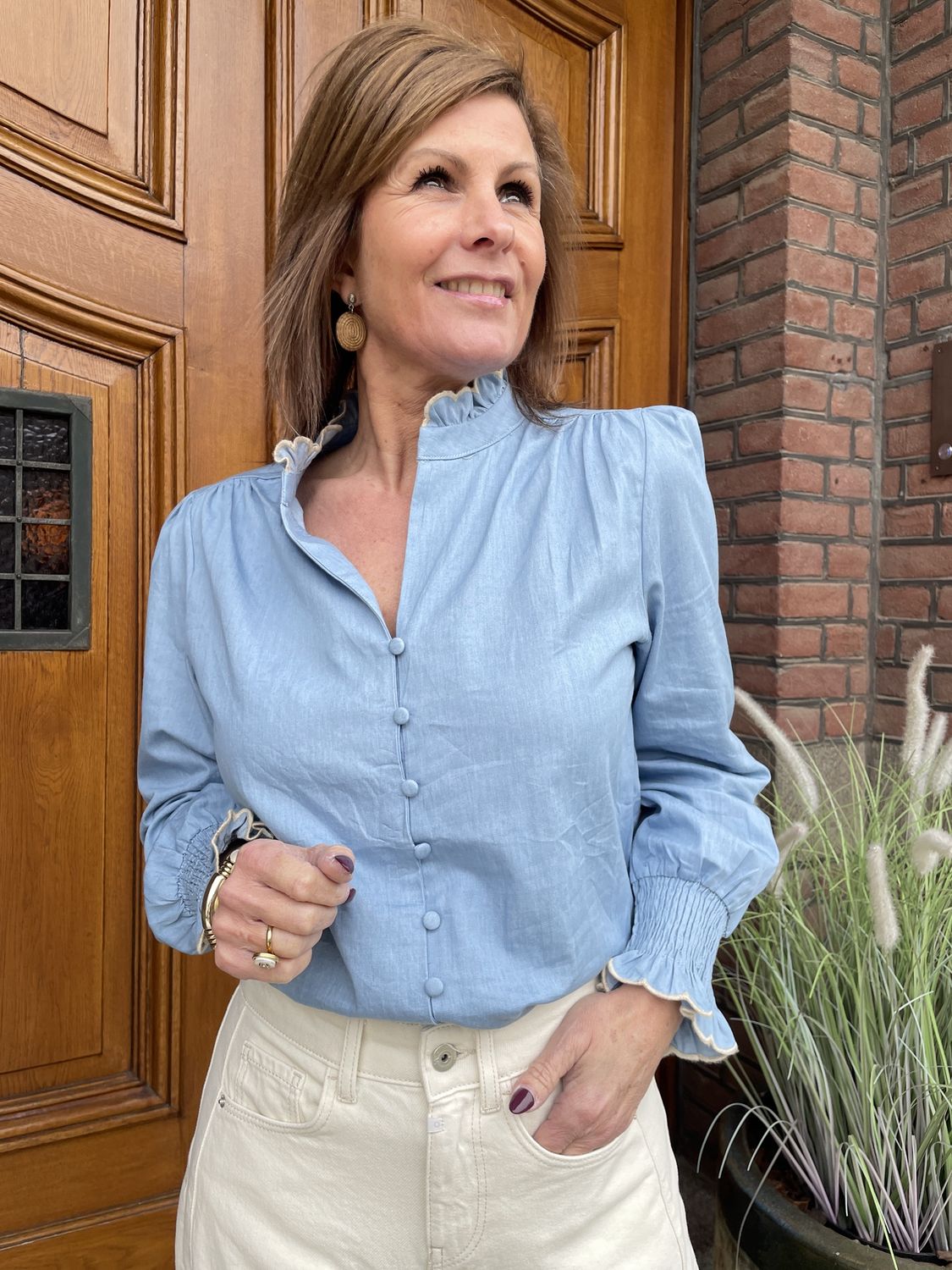 JEANS BLOUSE - Spring