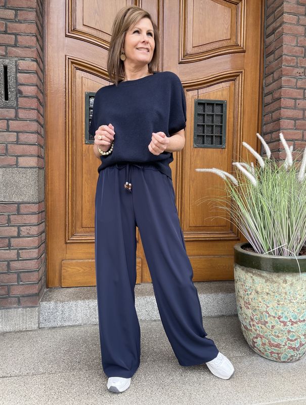 PANTALON Eva - Donkerblauw