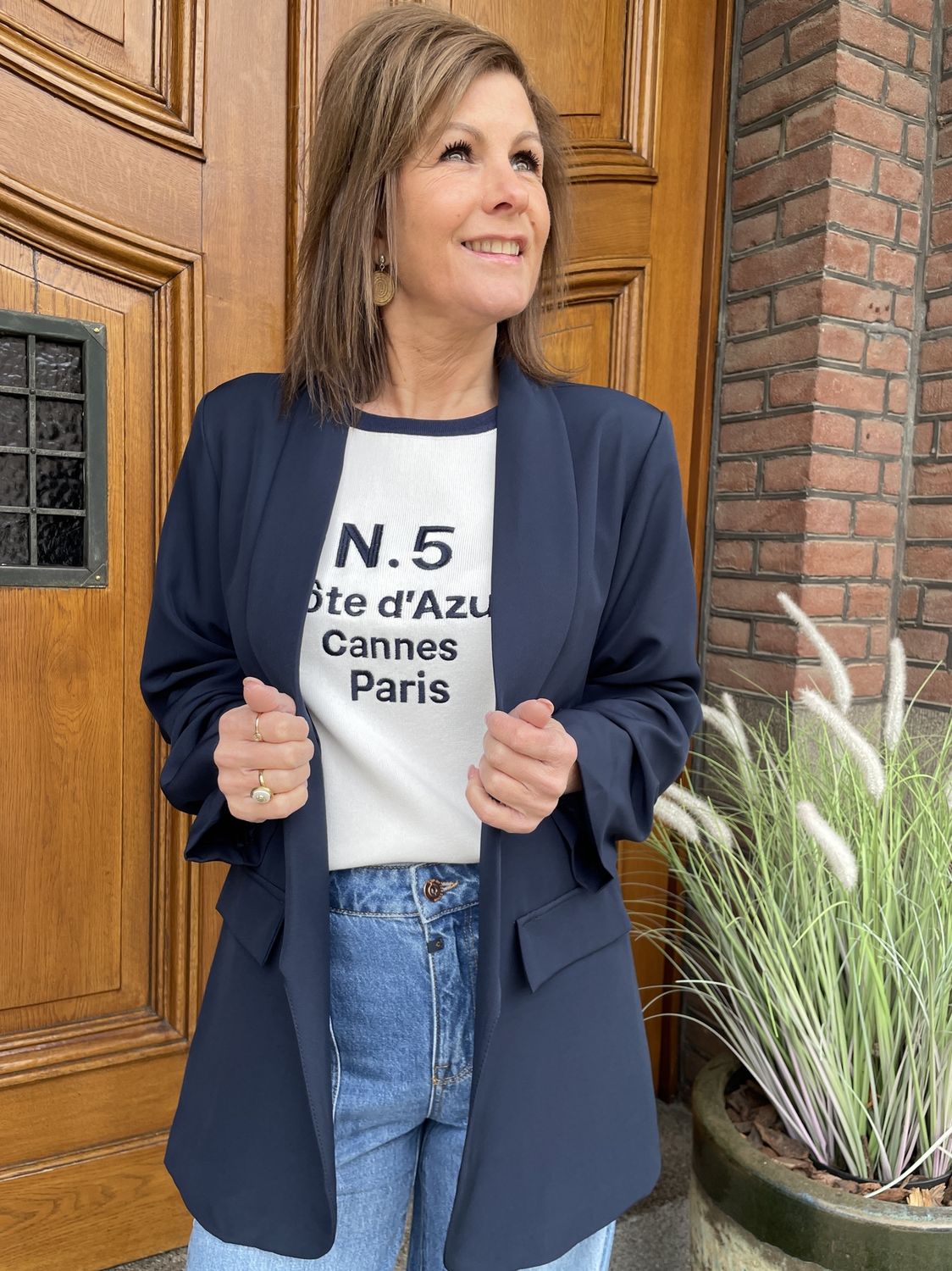 BLAZER Janneke - Donkerblauw