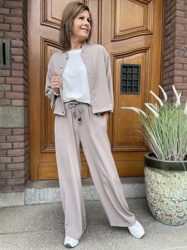 PANTALON Eva - Taupe